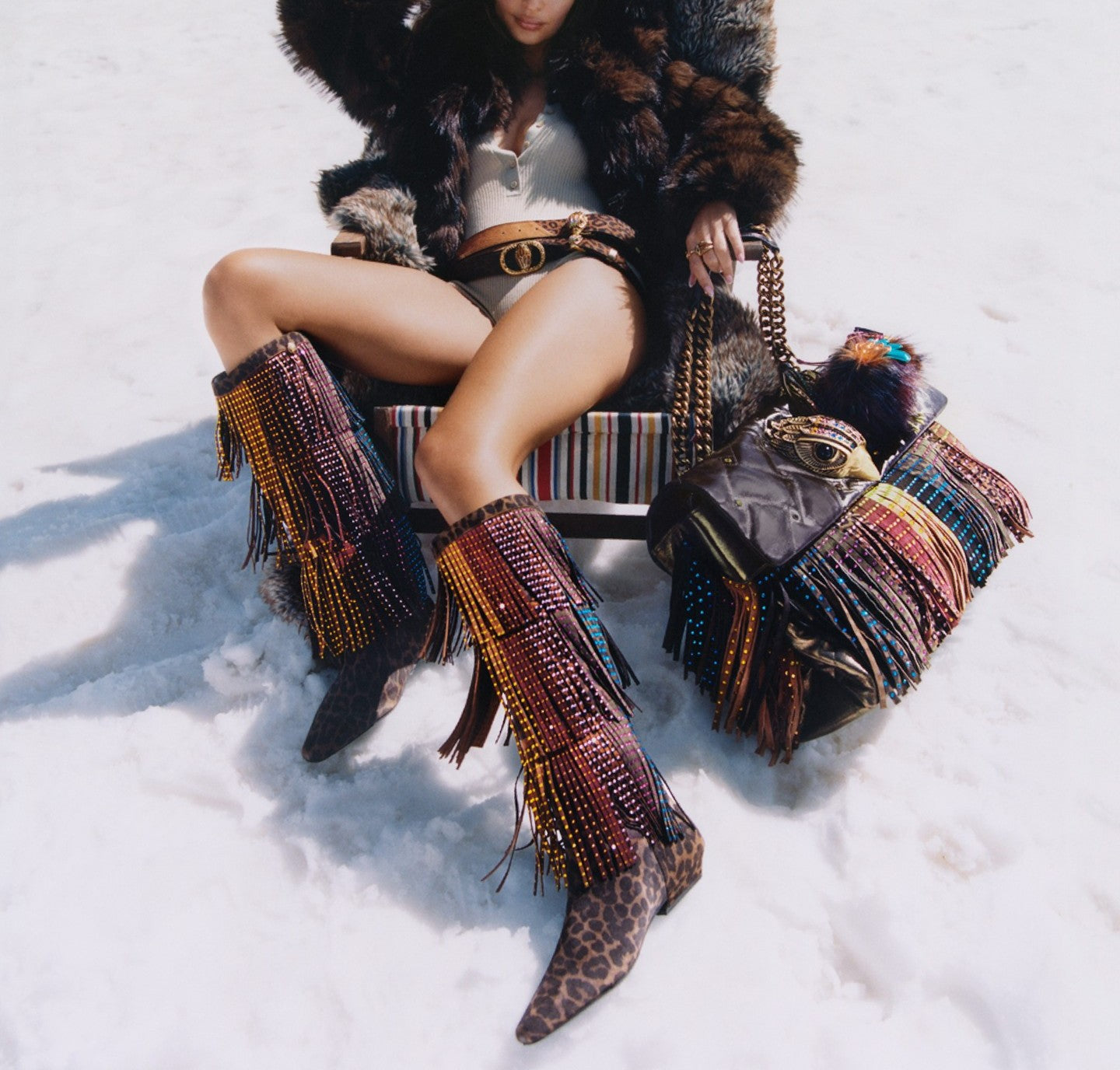 Macro Kensington Fringe Bag