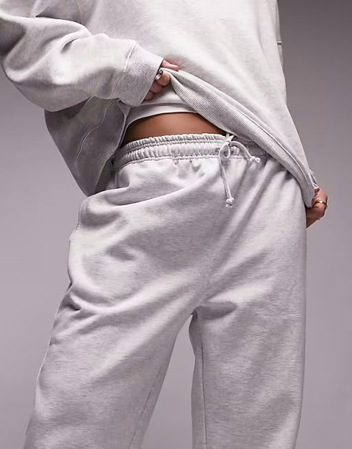 Solid Color Simple Gray Sports Suit