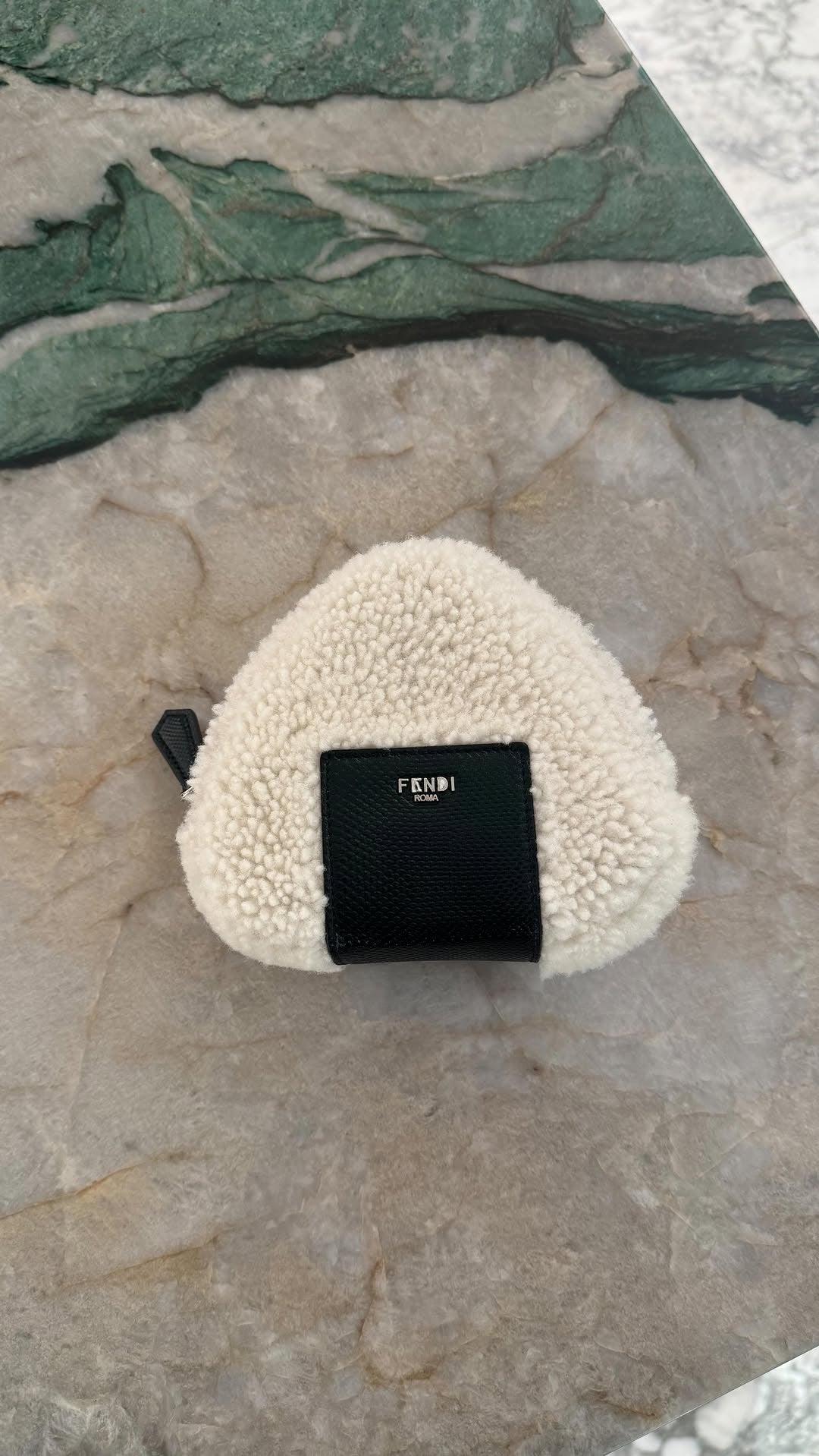 White Sheepskin Bag