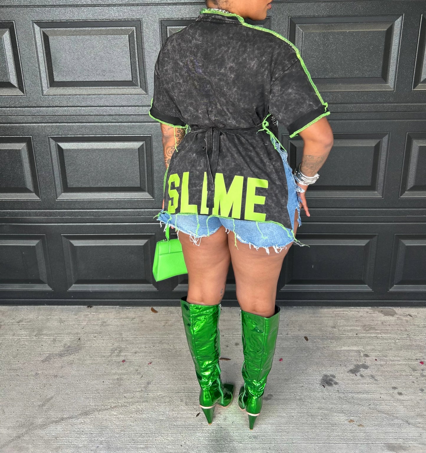 Slime Oversized Top
