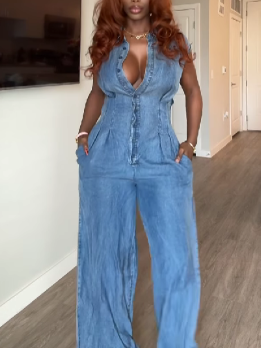 Denim Jumpsuit