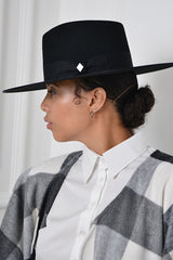 Retro Classic Round-Brimmed Hat