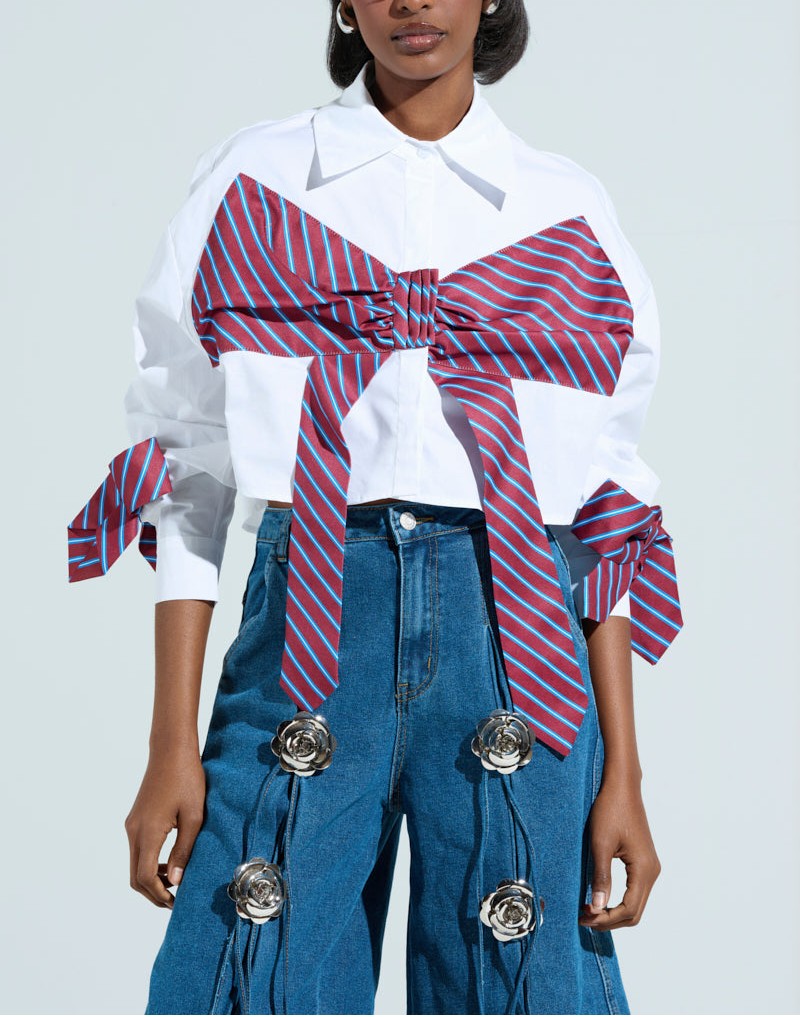 Tied To You Button Down Blouse