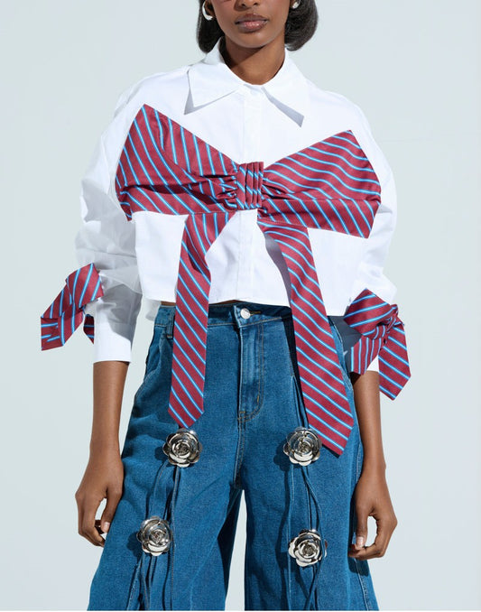 Tied To You Button Down Blouse