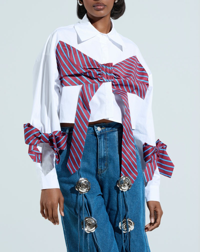 Tied To You Button Down Blouse