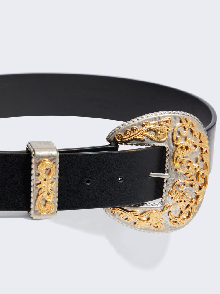 Engraved Western Belt