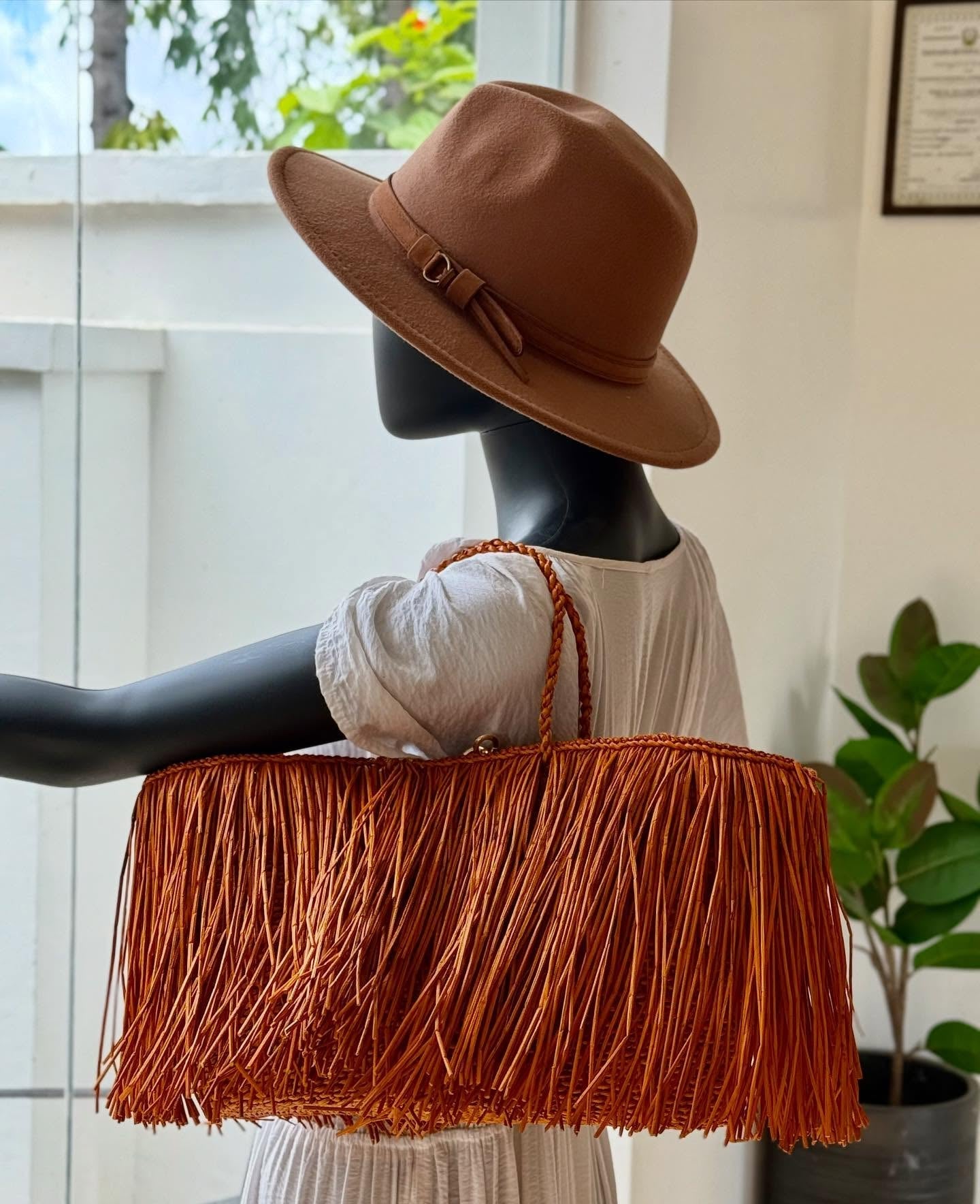 Handwoven Tassel Bag