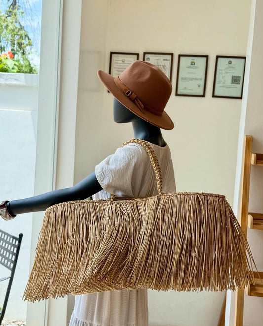 Handwoven Tassel Bag