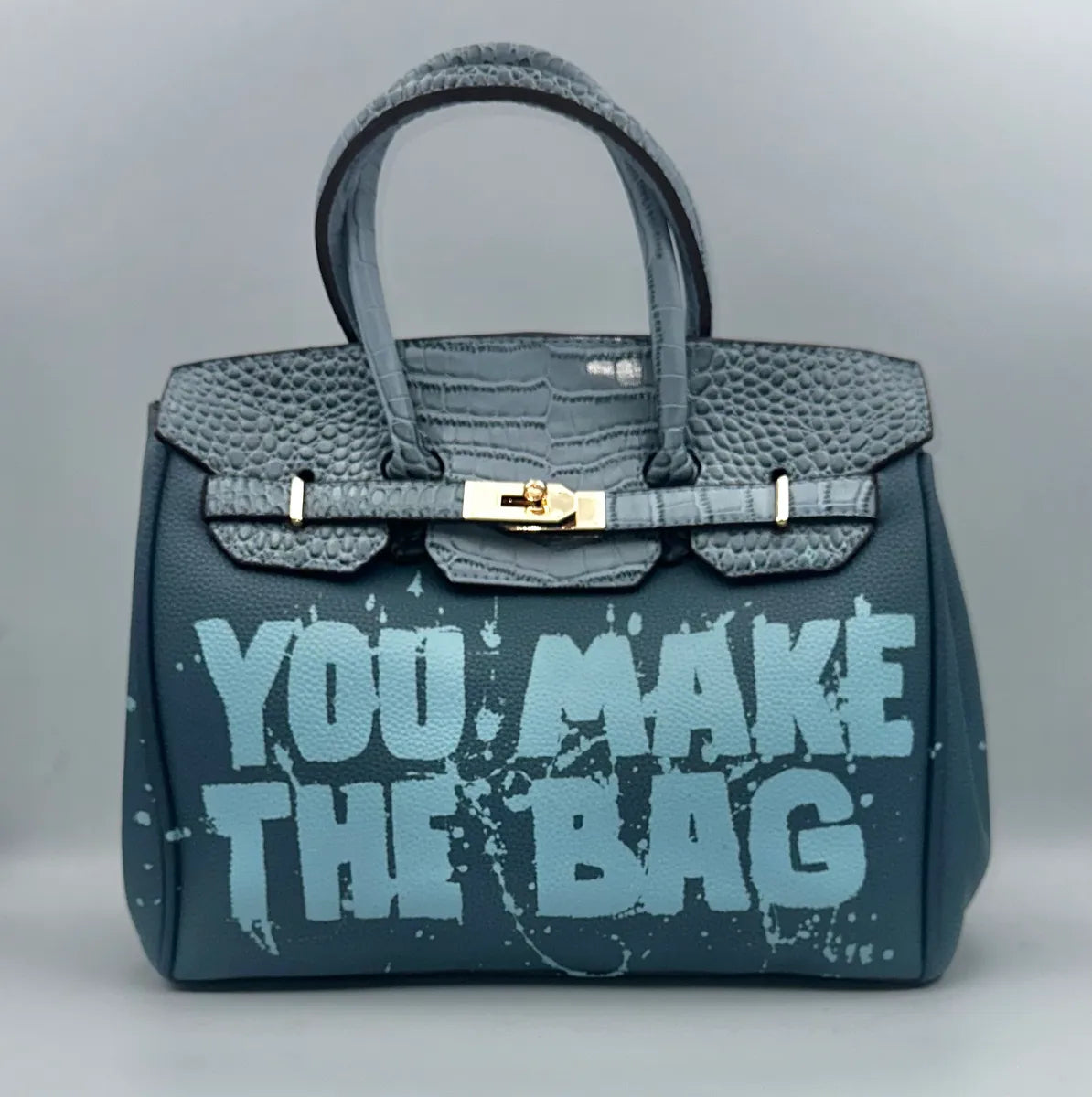 Fashionable Graffiti Leather Handbag