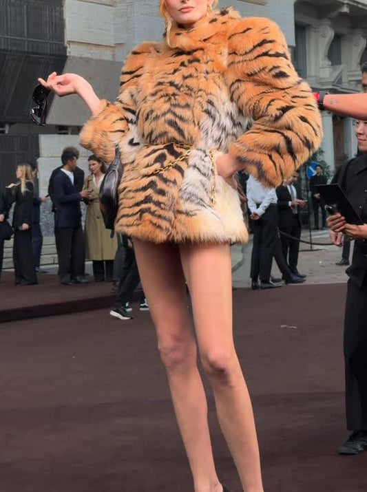 Tiger Fur Coat