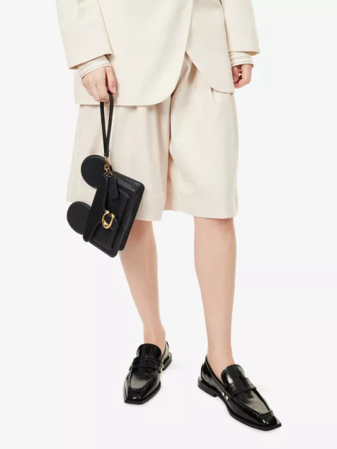 Mickey Tabby Leather Cross Body Bag