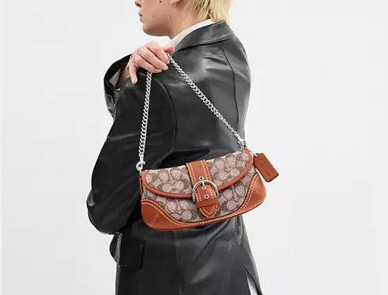 Soho Bag 25 In Crystal Signature Jacquard