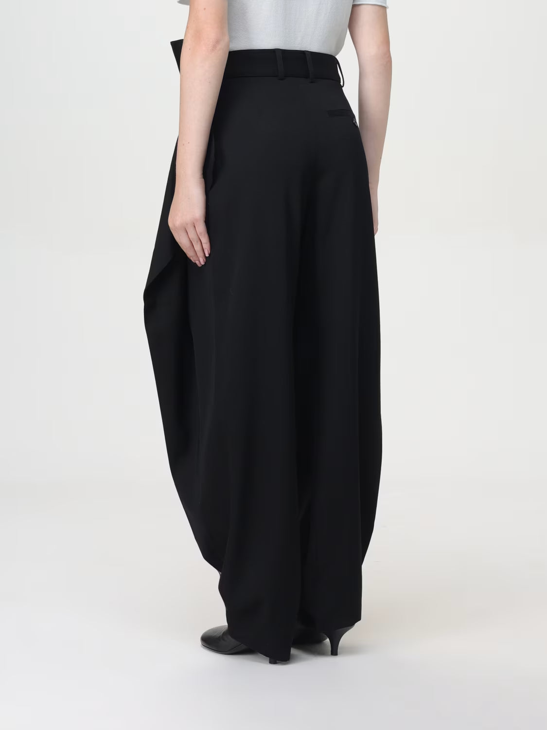 Exaggerated Irregular Wide-Leg Pants