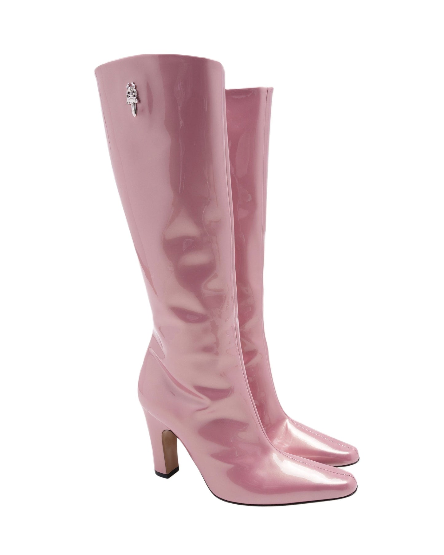 Sugar Jones Patent Leather Boots "Pink"