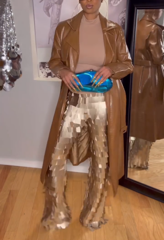 Valentina Gold Trouser