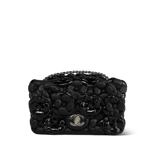 Mini Rectangular Camellia Flap Bag