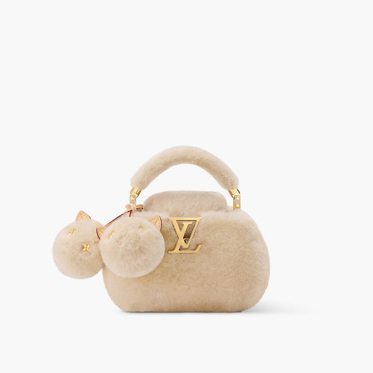 Classic Cream Cashmere Handbag