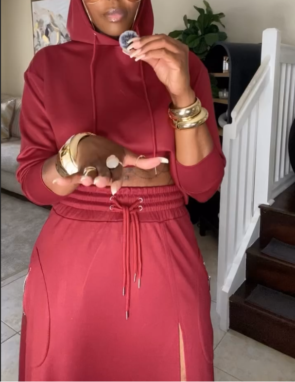 Hoodie Skirt Set Women 2 Piece Outfits