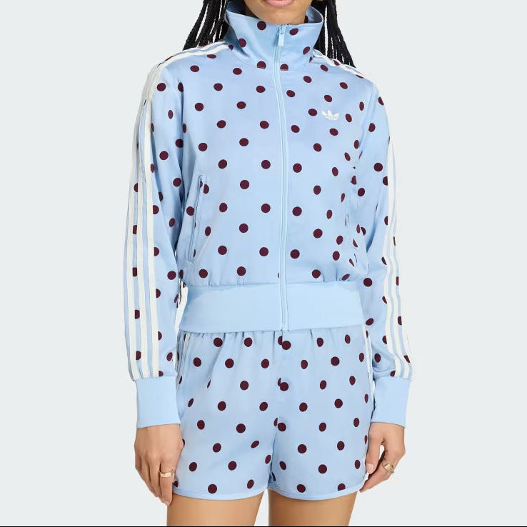 Satin Polka Dots Track Set