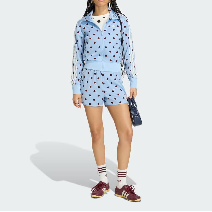 Satin Polka Dots Track Set