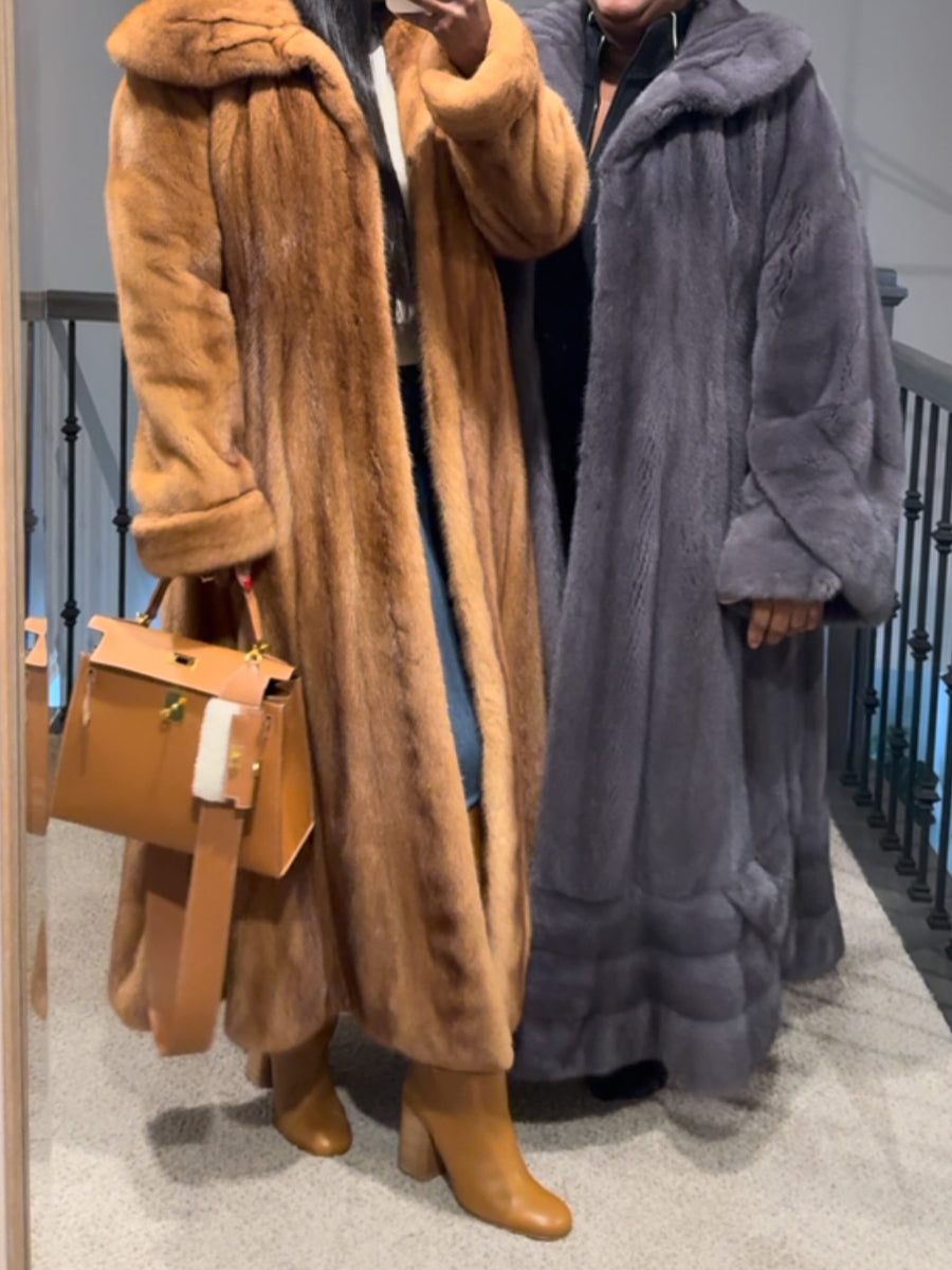 （✔️Free shipping）Oversized Imitation Mink Fur Coat