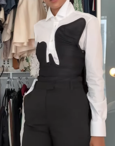 Irregular Design Top