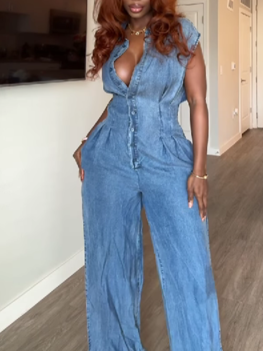 Denim Jumpsuit