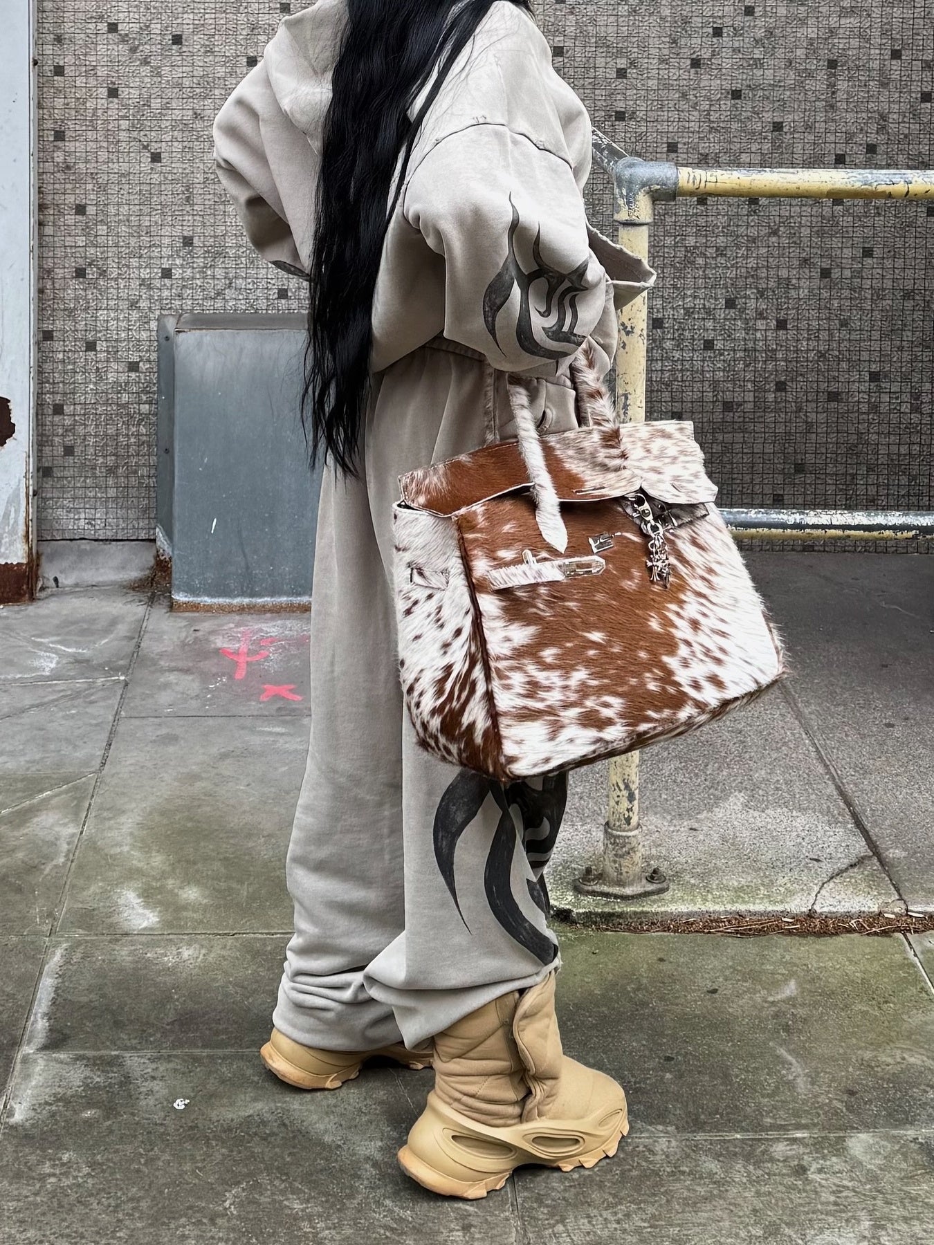 The Cowhide Leather Bag