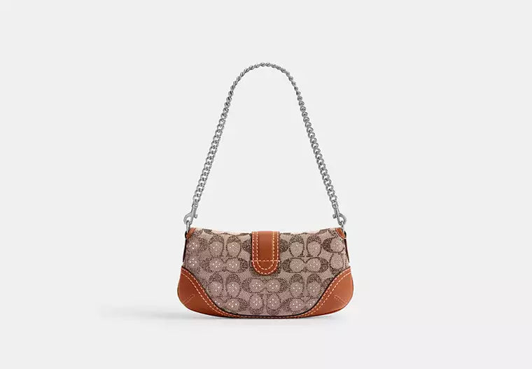 Soho Bag 25 In Crystal Signature Jacquard