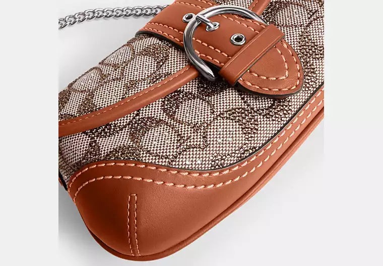 Soho Bag 25 In Crystal Signature Jacquard