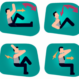 An image depicting a person performing home workouts safely, showcasing proper form and using equipment correctly to prevent common injuries